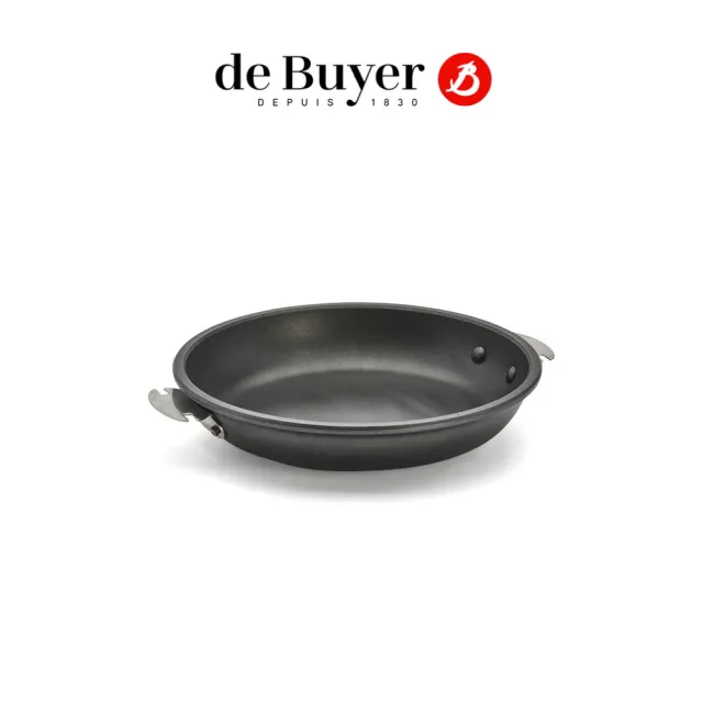 【de Buyer 畢耶】LOQY活動柄系列 Choc Extreme鑄鋁平底不沾鍋24cm-適用IH爐(握柄另購)