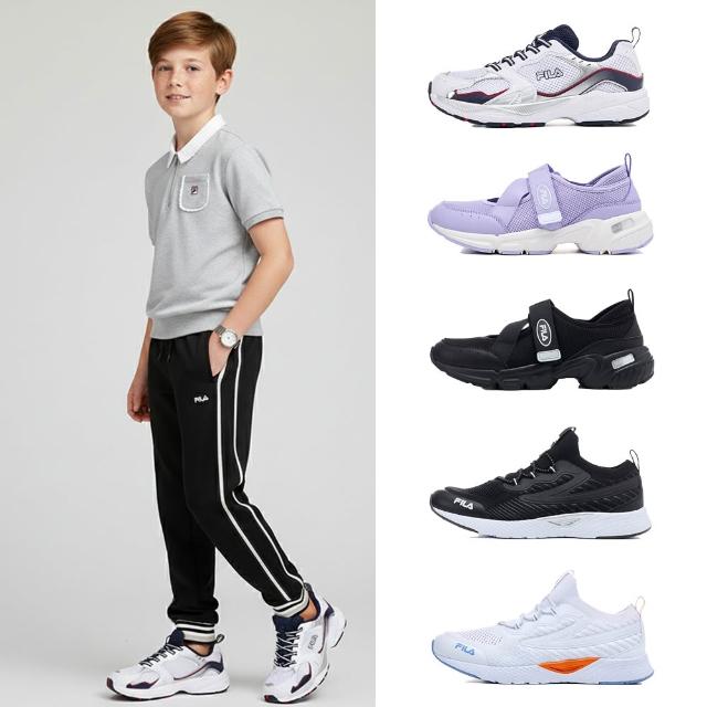 【FILA】童鞋/男童/女童/大童/中童 慢跑鞋/氣墊鞋(任選)