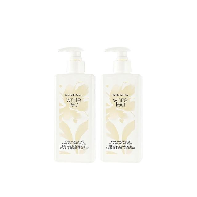 【Elizabeth Arden 伊麗莎白雅頓】純淨白茶沐浴膠療癒組 (白茶香水沐浴膠390mlx2)
