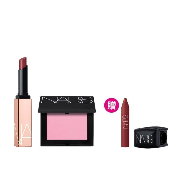 【NARS】水光唇膏獨家組(激情過後唇膏/炫色腮紅)
