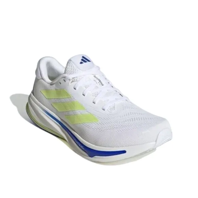【adidas 愛迪達】Supernova Rise 2 寬楦 白黃藍 輕量 路跑 緩衝 運動鞋 男鞋 IH8712