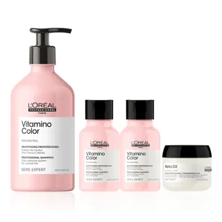 【L’OREAL 巴黎萊雅PRO】絲漾博飽和護色洗髮精500ml(護色首選/染髮必備/護髮/持久)