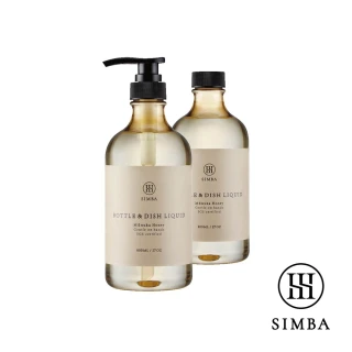 【Simba 小獅王辛巴】高分解酵素奶瓶清潔劑800ml組合包(2入/洗碗精)