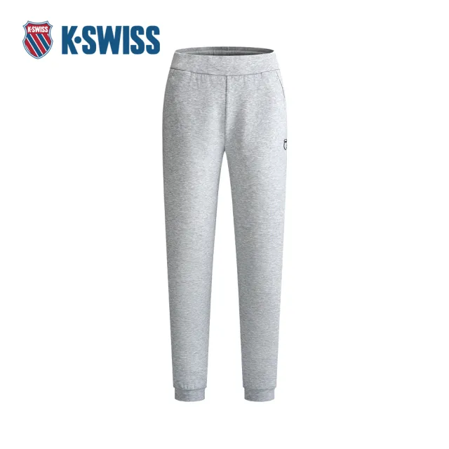 【K-SWISS】針織長褲 Knit Pants 休閒 女長褲 灰色 1913280-963