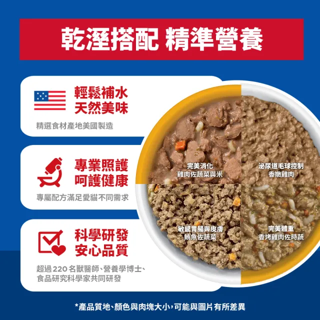 【Hills 希爾思】官方直營 敏感胃腸與皮膚 成貓 雞肉 1.58公斤(貓飼料 貓糧 敏感腸胃)