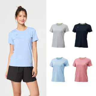 【MIZUNO 美津濃】吸汗速乾  女路跑短袖T恤  J2TAD202XX (任選一件)