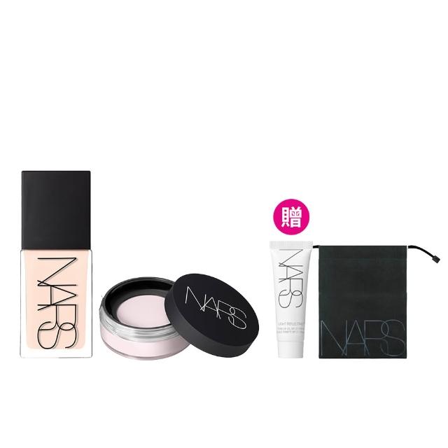 【NARS】明星底妝入門(小光瓶粉底+小鬆粉/裸光蜜粉/定妝蜜粉)