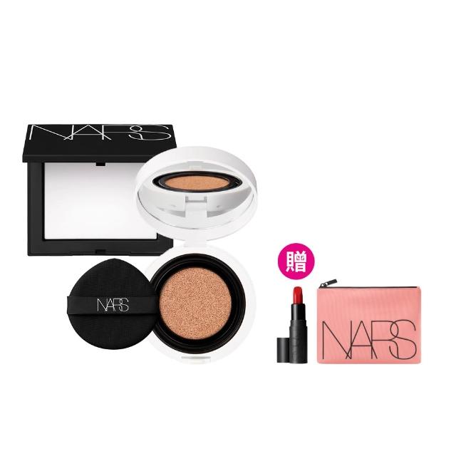【NARS】官方直營 裸光凝亮發光組(小光圈氣墊+小白餅)