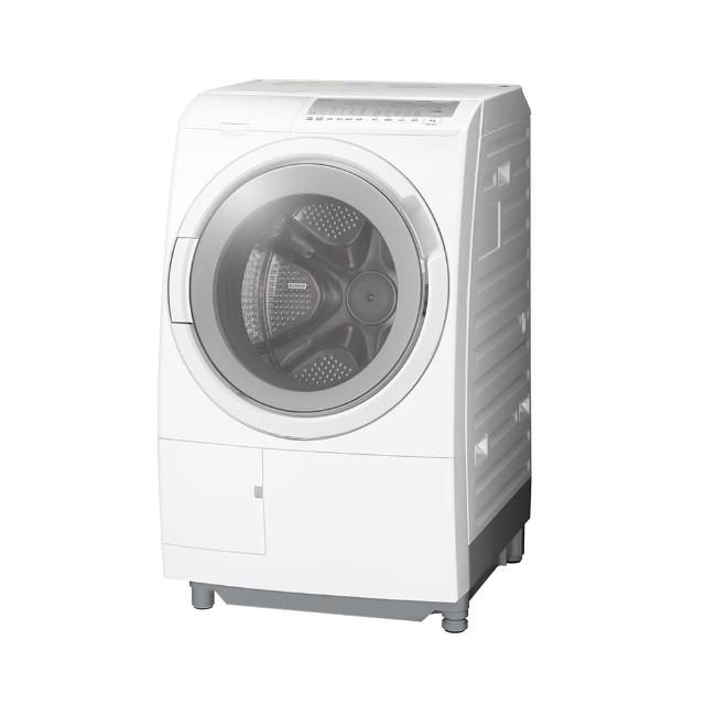 【HITACHI 日立】12KG 日製智能感測變頻左開滾筒洗脫烘洗衣機(BD-SG120JJ-W)