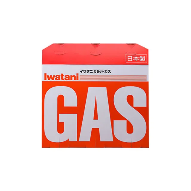 【Iwatani 岩谷】卡式爐用瓦斯罐 250g 3瓶入 /組 橘色 CB-250-OR