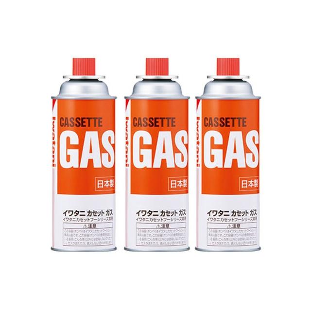 【Iwatani 岩谷】卡式爐用瓦斯罐 250g  3入x4組 /組 橘色 CB-250-OR (共12瓶)