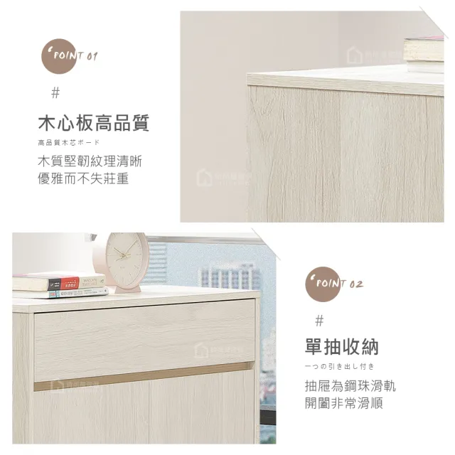 【時尚屋】[CVR12]芬迪2.7尺鞋櫃CVR12-271 (台灣製/免組裝/鞋櫃)