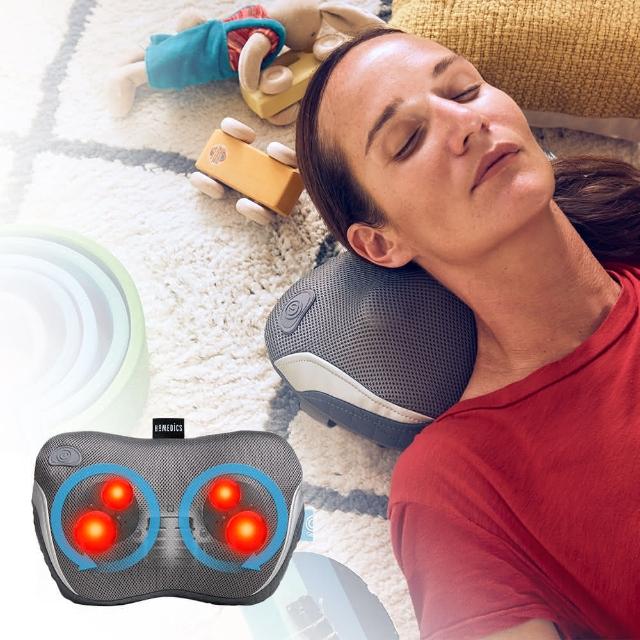 【HOMEDICS】無線溫熱指壓按摩枕(SP-135H)
