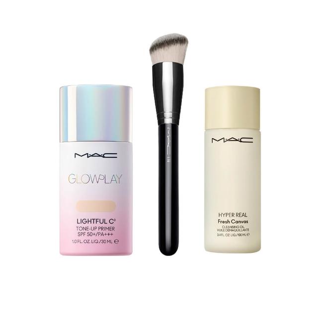 M.A.C 超漾光高防曬妝前乳為專櫃級妝前乳，具備高SPF防曬功效，輕盈透膚，適合所有膚質使用。其獨特配方能有效預防曬傷，同時提供自然光澤感，為底妝打造完美底基。適用於臉部，容量為30ml，儲存期限為3年，請詳見產品包裝標示。