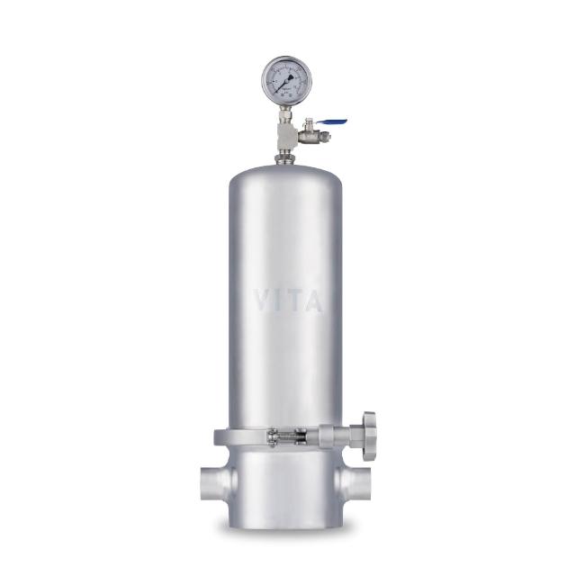 Everpure愛惠浦 VITA 全戶式淨水器，採用VF濾芯淨水方式，提供5公升以上容量，規格H250xØ119mm，臺灣產地製造。公司貨正品，享1年保固，BSMI無需檢驗。高效濾淨家庭用水，確保飲水安全與純淨。
