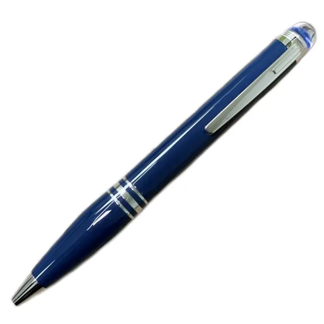 【MONTBLANC 萬寶龍】萬寶龍星際行者藍色星球系列珍貴樹脂原子筆(132441)