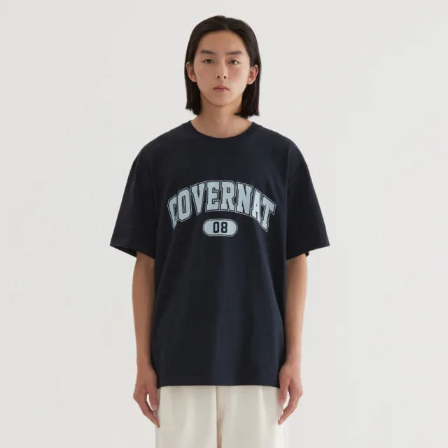 【COVERNAT】經典數字Logo短袖T恤 (UNI短袖上衣 黑/卡其/海軍藍/白色)