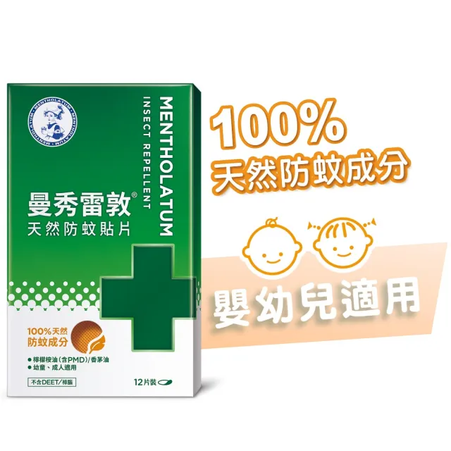 【曼秀雷敦】強效防蚊戶外組(派卡瑞丁噴霧120mL+貼片24片)