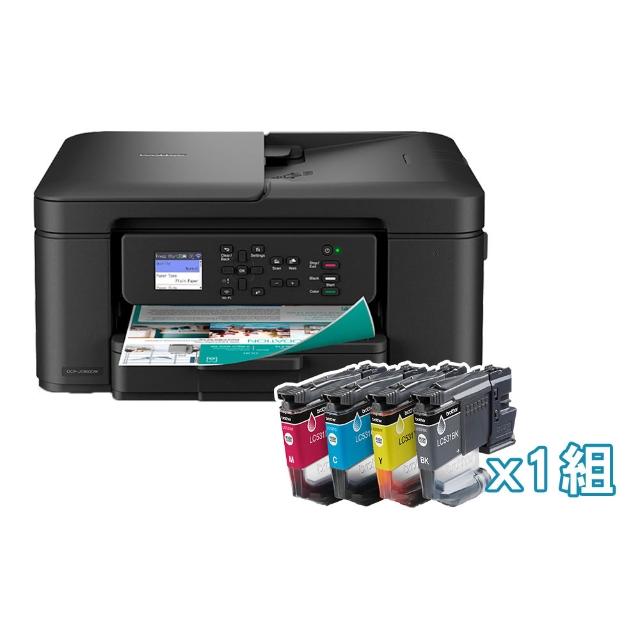 【brother】官方直營 搭1組1黑3彩標準墨★DCP-J1360DW 威力印Lite三合一無線噴墨複合式印表機