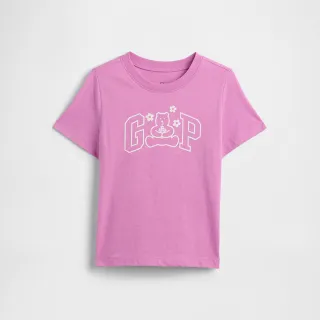 【GAP】babyGap圖案T恤-螢光粉紅(870212)