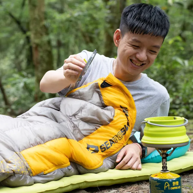 【SEA TO SUMMIT】福利品出清 Sp3極輕暖鵝絨睡袋 L 淺灰(-2--8℃ 745g 左開)