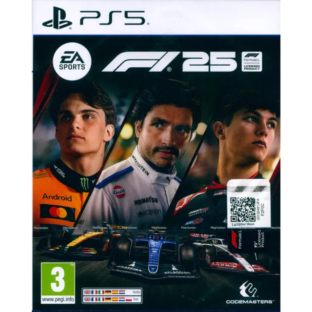 【SONY 索尼】PS5 F1 25 中英日文歐版 2025 一級方程式賽車