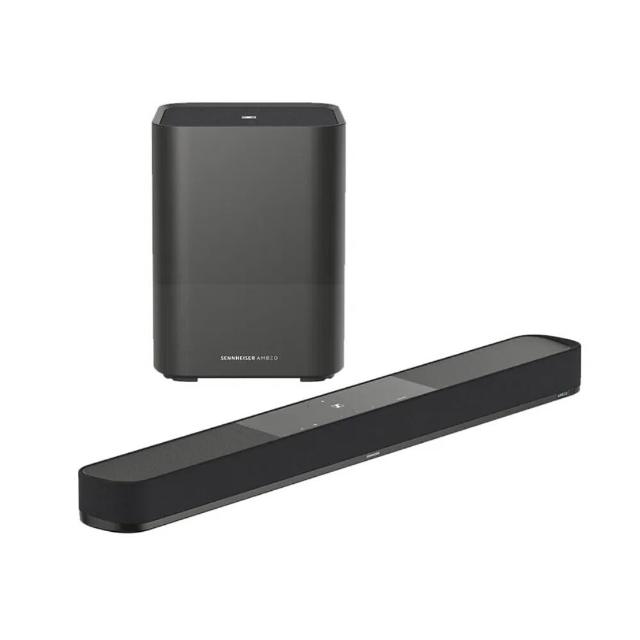 【SENNHEISER 森海塞爾】AMBEO plus + Sub 家庭劇院組 Soundbar 聲霸 公司貨
