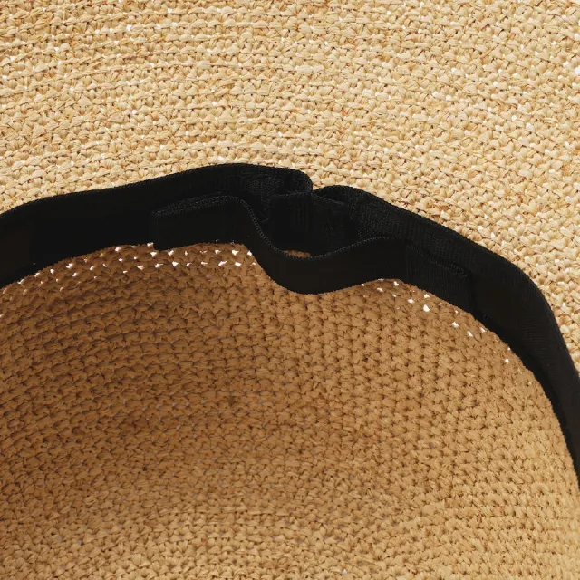 【MUJI 無印良品】椰纖編織可折疊寬簷帽55-57.5cm(原色)