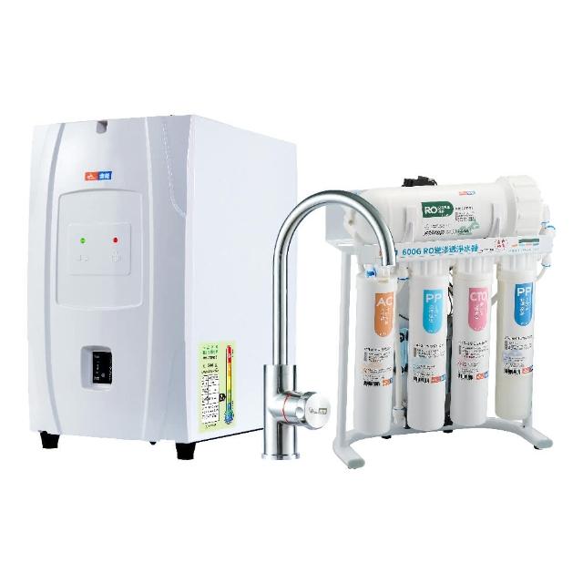 【東龍】TE-1211K+TE-7213KF 600G RO逆滲透廚下淨水方案(加熱器/RO淨水/東龍)(RO淨水設備)