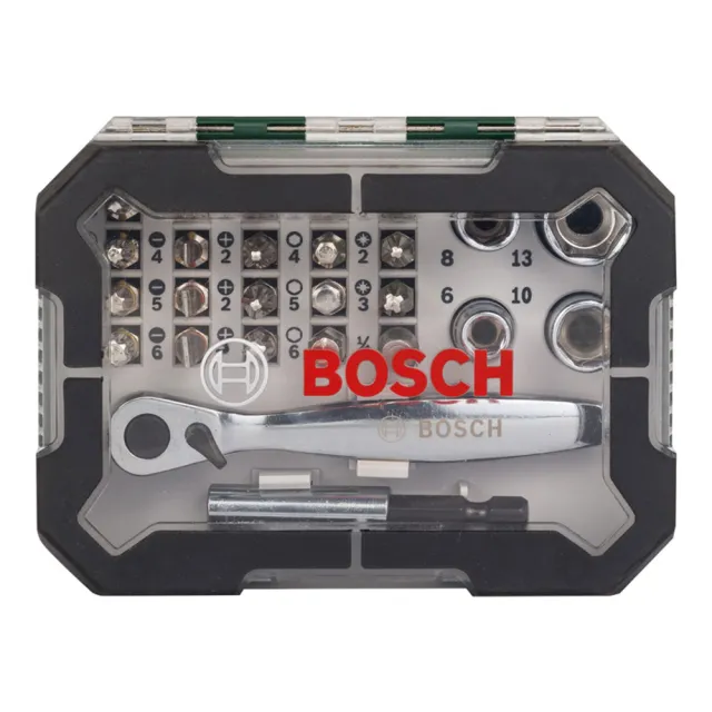 【BOSCH 博世】26件式棘輪起子頭組