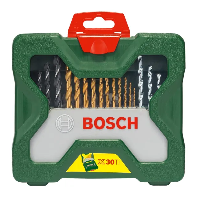 【BOSCH 博世】30件 X-line鍍鈦鑽頭套裝組