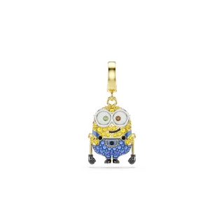 【SWAROVSKI 施華洛世奇】官方直營 Minions Bob Idyllia Charm 密鑲 漸層色 鍍金色色調 | 5753016