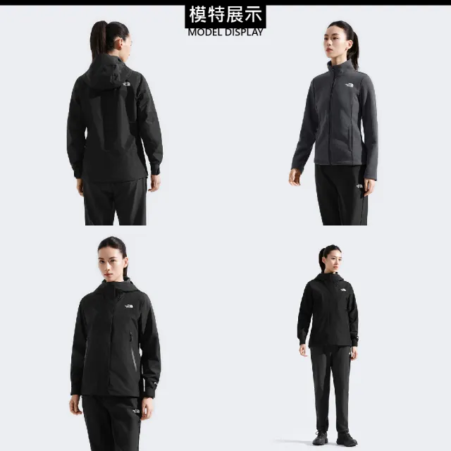 【The North Face】女 Gore-Tex 兩件式保暖連帽刷毛外套AP《黑》8DRJ/防水透氣連帽外套/防風外套
