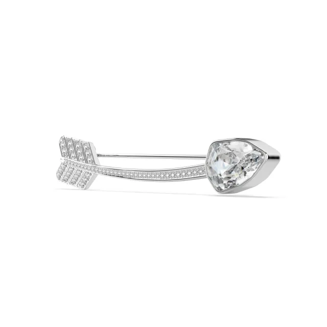 【SWAROVSKI 施華洛世奇】官方直營 Idyllia 箭頭胸針 愛神系列  | 5742952 (情人節禮物)
