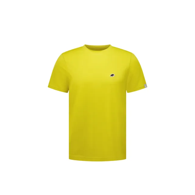 【Mammut 長毛象】Mammut Essential AF 防曬布章LOGO短袖T恤 男款 相思黃 PRT1 #1017-05080
