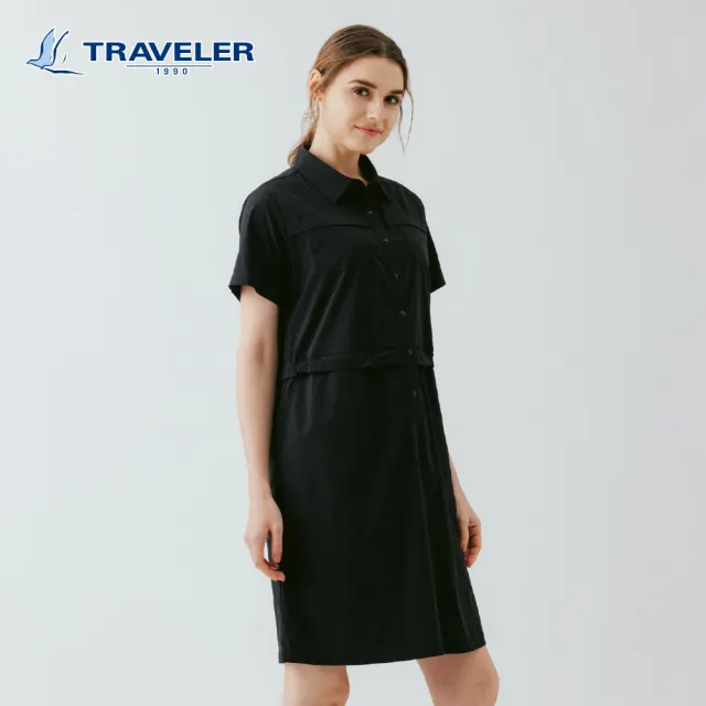 【TRAVELER 旅行者】女款彈性吸排抗UV洋裝｜261TR602