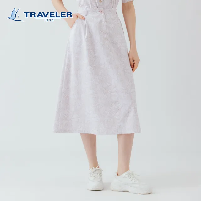 【TRAVELER 旅行者】女款吸排抗UV長裙|261TR605