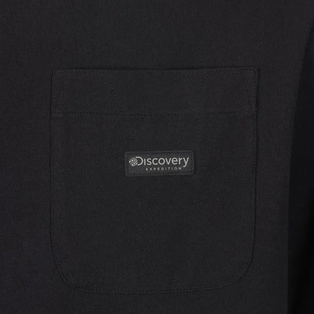 【Discovery Expedition】Freshvent D標誌圖案機能短袖T恤 上衣 (DXRS5G063-BKS)