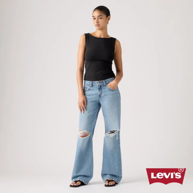 【LEVIS】Loose 低腰 寬鬆 牛仔褲 女生牛仔褲 人氣新品 A5566-0044