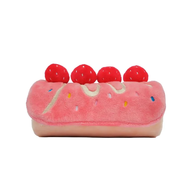 【CHEWFFON】莓力蛋糕 藏食玩具(嗅聞玩具 狗狗玩具 寵物玩具 有聲玩具)