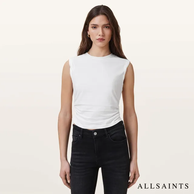 【ALLSAINTS】WEST 無袖背心-白 W214JA(修身版型)