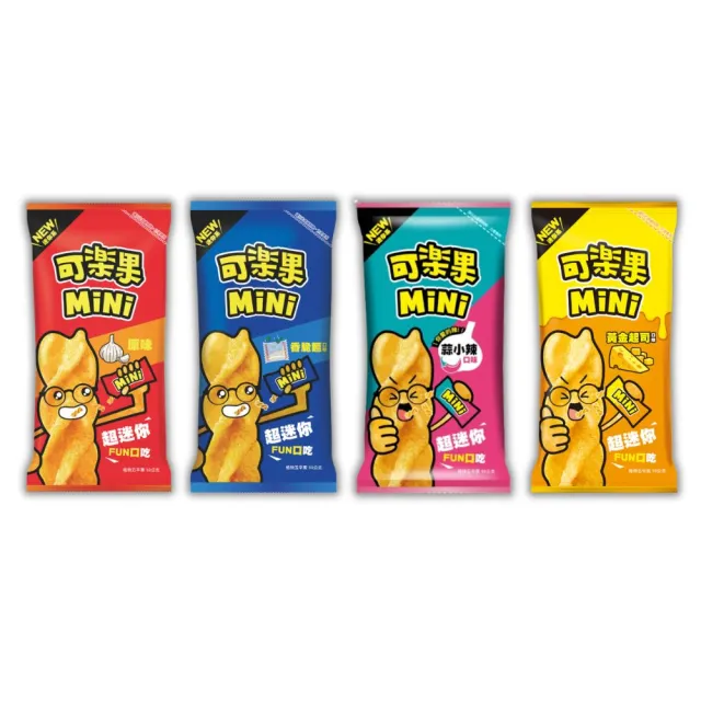 【可樂果】MiNi-原味/香脆麵/蒜小辣/黃金起司(50gx4包/盒)