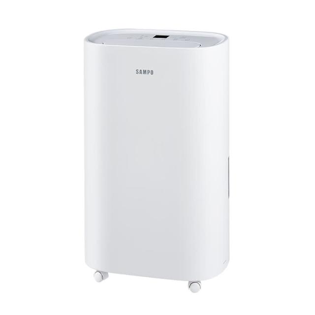 SAMPO聲寶 AD-S116T 除濕機，採用HEPA濾網有效淨化空氣，5-8L除濕容量適合5-10坪空間使用。機身尺寸寬365 x 高580 x 深230 mm，白色系設計輕巧，機重14.85kg。電源110V/60Hz，噪音僅45dB，消耗電功率138W，能源效率第一級。具連續排水功能可接排水管、水箱容量5L以上、電子式馬達、B式除濕方式。特殊功能包含定時及連續除濕，保固3年，BSMI許可R41A01，產地中國。理想家居除濕解決方案，保持室內乾爽舒適。