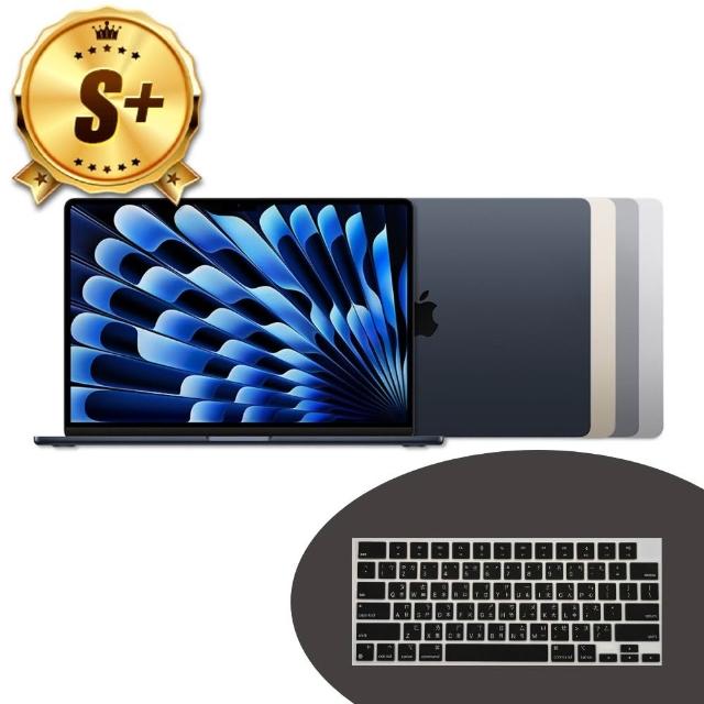 【Apple】S+級福利品 MacBook Air 13吋 M2 8核心CPU 與 8核心GPU 8G/256G SSD(台版純英鍵盤另贈鍵盤膜)