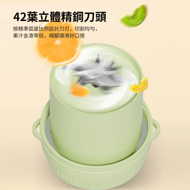 【YUNMI】多功能雙蓋電動榨汁杯 戶外便攜榨汁機 大容量果汁杯 噸噸桶 隨行杯 攪拌機 運動水壺