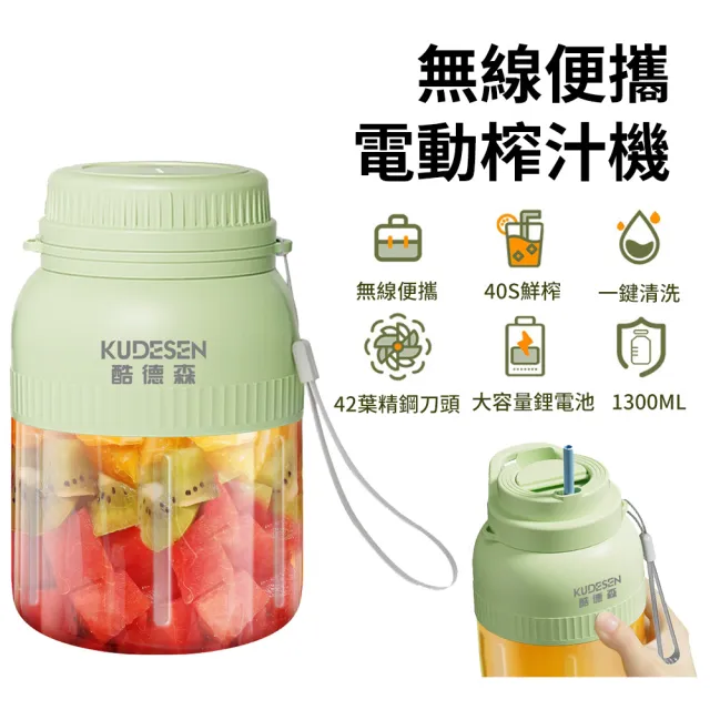 【YUNMI】多功能雙蓋電動榨汁杯 戶外便攜榨汁機 大容量果汁杯 噸噸桶 隨行杯 攪拌機 運動水壺