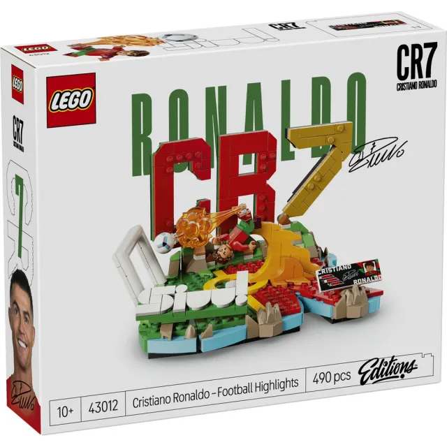 【LEGO 樂高】Editions 43012 & 43016 Cristiano Ronaldo-C羅組合(世足 2026世界盃 禮物 積木 居家擺設)