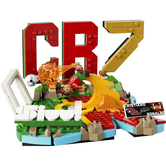 【LEGO 樂高】Editions 43012 & 43016 Cristiano Ronaldo-C羅組合(世足 2026世界盃 禮物 積木 居家擺設)
