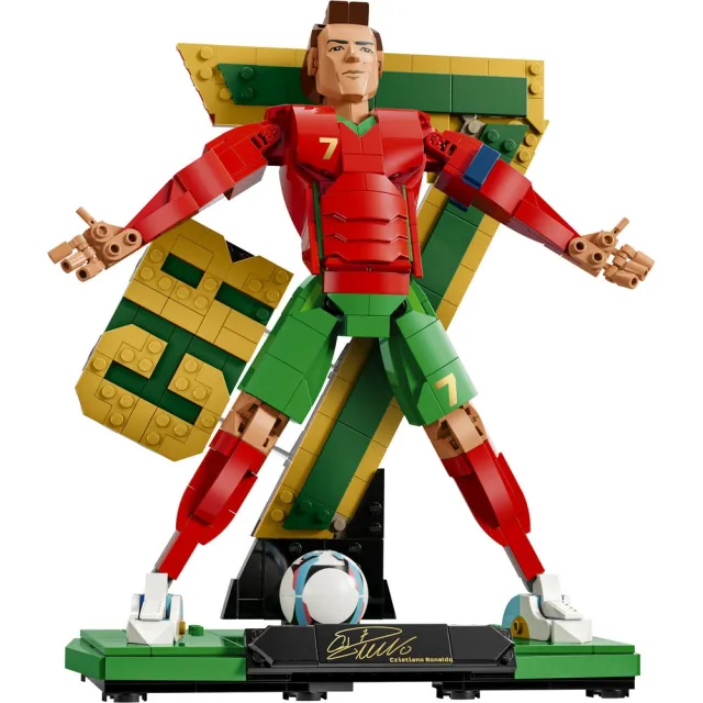 【LEGO 樂高】Editions 43012 & 43016 Cristiano Ronaldo-C羅組合(世足 2026世界盃 禮物 積木 居家擺設)