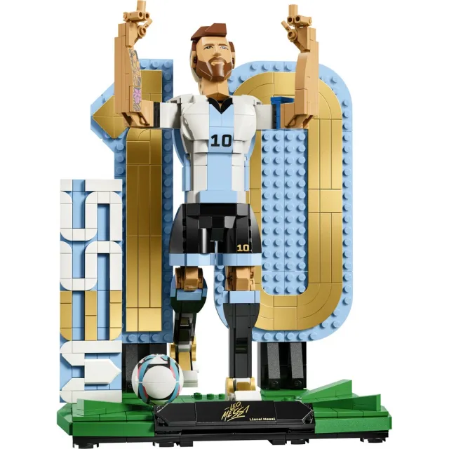 【LEGO 樂高】Editions 43011 & 43015 Lionel Messi－梅西組合(世足 2026世界盃 禮物 積木 居家擺設)